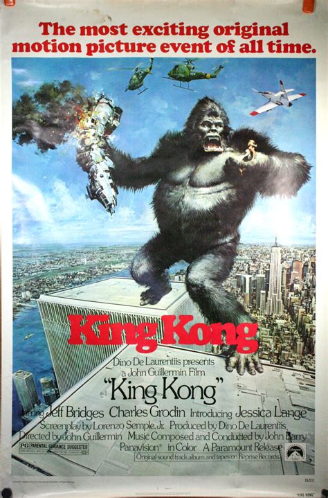 KING KONG, 1976 Original movie poster - Original Vintage Movie Posters