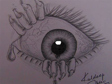 Scared Eyes Drawing at GetDrawings | Free download