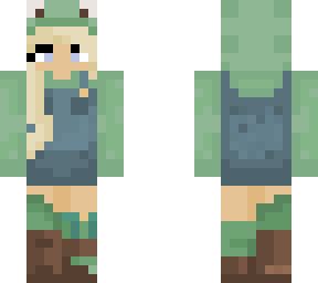 Frog girl | Minecraft Skin