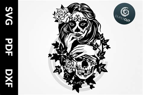 Woman Skull Svg - 1016+ SVG File for Cricut - Free SVG Tool