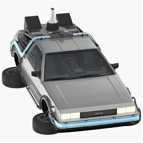 Delorean future driving flying 3D model - TurboSquid 1354188