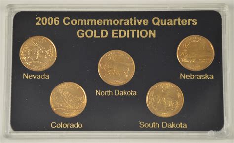 Historic Coin Collection - 2006 Commemorative State Quarters Gold ...