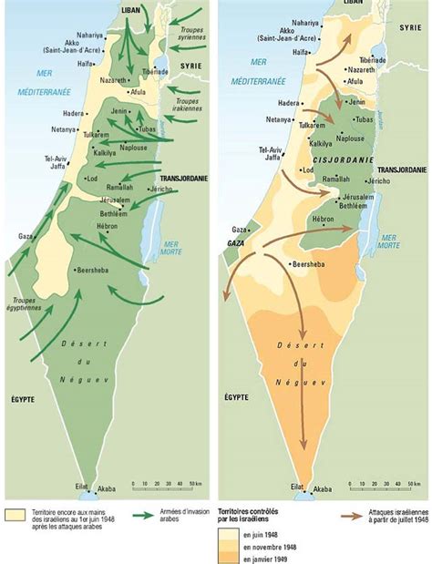 Israel Map 1948 To 2024 - Jean Robbie