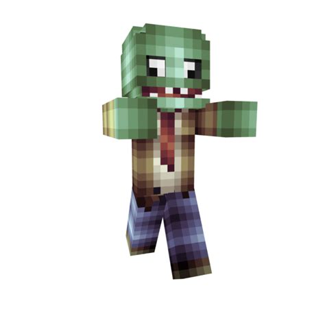 Zombie - Plants Vs Zombies Minecraft Skin