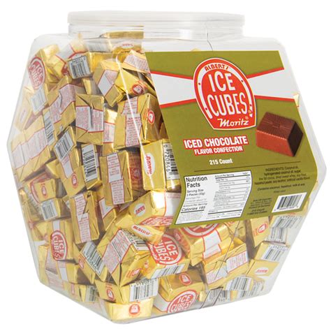 Albert's Chocolate Ice Cubes - Bulk Display Tub