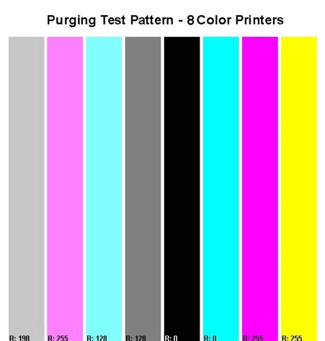 - Printer Tip -: Purge Test Pattern