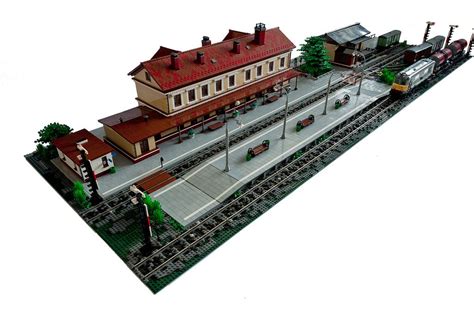 Train station overview | Lego, Lego trains and Lego ideas