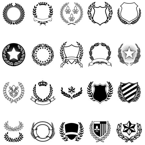 Vector Crests (FREE) on Behance | Graphic design collection, Typography design tutorial ...