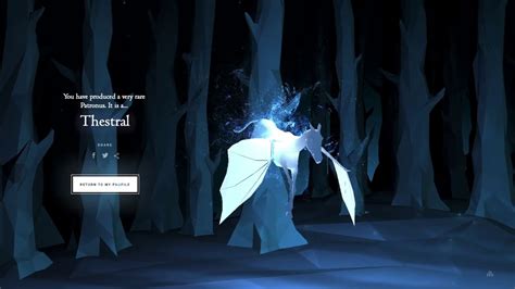 How to get a Thestral Patronus on Pottermore - YouTube