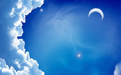 HD wallpaper: Dreamworks logo, the sky, clouds, night, the moon, star, minimalism | Wallpaper Flare