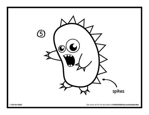 How To Draw A Monster! - Art for Kids!