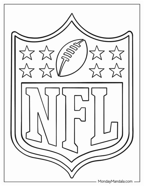 Nfl Coloring Pages Logos