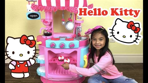 Hello Kitty Kitchen Cafe Unboxing | Toys Academy - YouTube