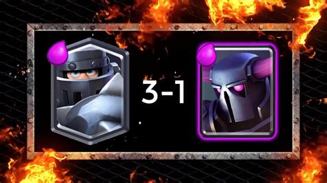 MEGA KNIGHT VS PEKKA CLASH ROYALE CHALLENGE #4 - YouTube