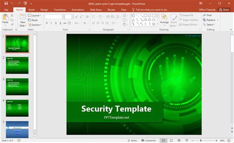 Free Security PowerPoint Template