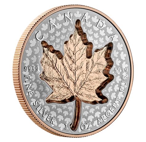 1 oz. Fine Silver Coin – Super Incuse Silver Maple Leaf (2022) | The Royal Canadian Mint