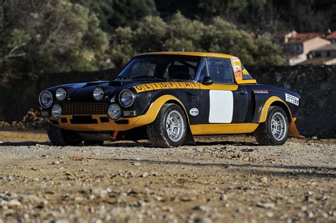 Ex-Works 1975 Fiat Abarth 124 Rallye Group 4 Spider