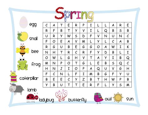 Word Search Puzzles for Kids Printable | Activity Shelter