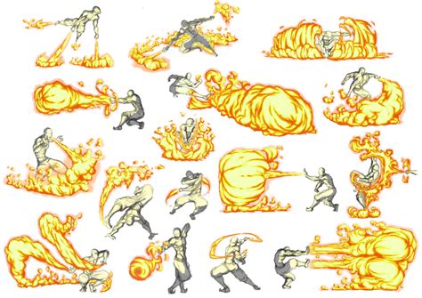 Firebending Final List by moptop4000 on deviantART | Art reference poses, Concept art characters ...