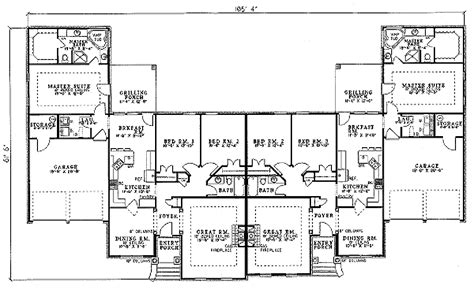 Traditional Style House Plan - 3 Beds 2 Baths 3420 Sq/Ft Plan #17-1057 - Houseplans.com