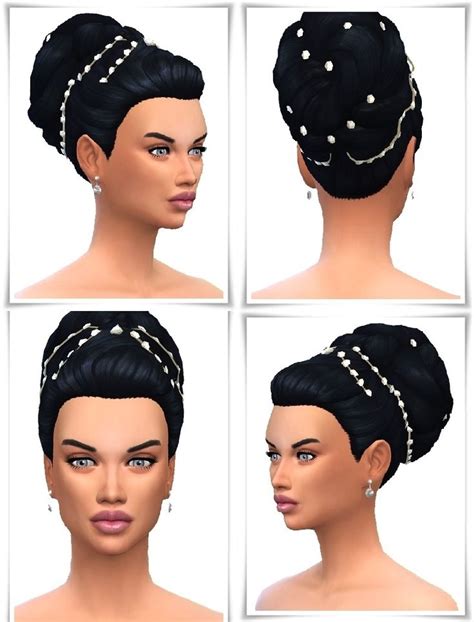 6 WeddingHairstyles | Sims 4 curly hair, Sims 4, Sims hair