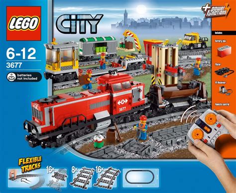 Lego City - Trem De Carga Vermelho - Red Cargo Train - 3677 - R$ 2.790,00 em Mercado Livre