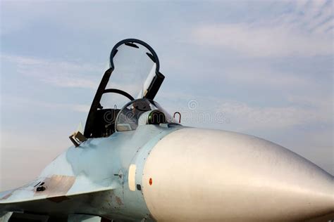 Cockpit of the Military Jet Stock Photo - Image of service, exhibition ...