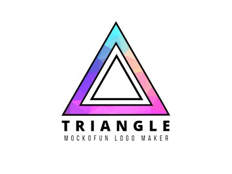 Triangle Logo Design - MockoFUN