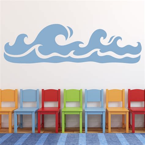 Rolling Waves Ocean Wall Sticker