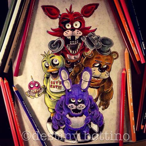 Cool all FNAF 1 animatronics fan art by devianart.com | Fnaf, Fan art, Fnaf 1