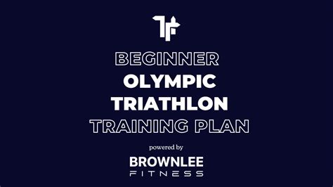 8 Week Beginner Olympic Triathlon Training Plan - TRI247