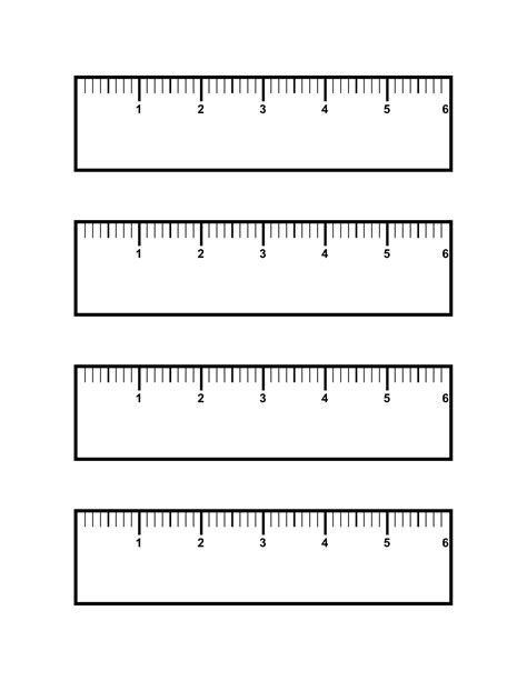 blank ruler template printable | Printable ruler, Circle template, Template printable