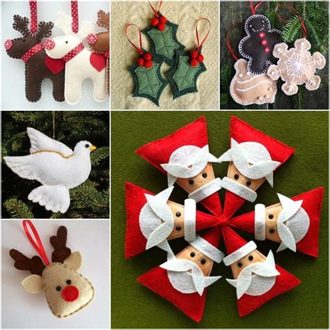 30+ Wonderful DIY Felt Ornaments For Christmas