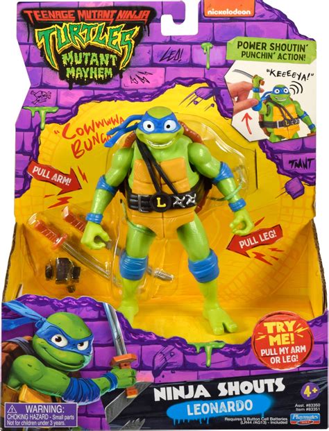 Teenage Mutant Ninja Turtles: Mutant Mayhem: Leonardo: Action Figure with Audio | HLJ.com