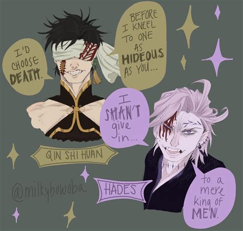 Some Hades and Qin Shi Huang art I made :3 (@milkybowoba on IG) : r/ShuumatsuNoValkyrie