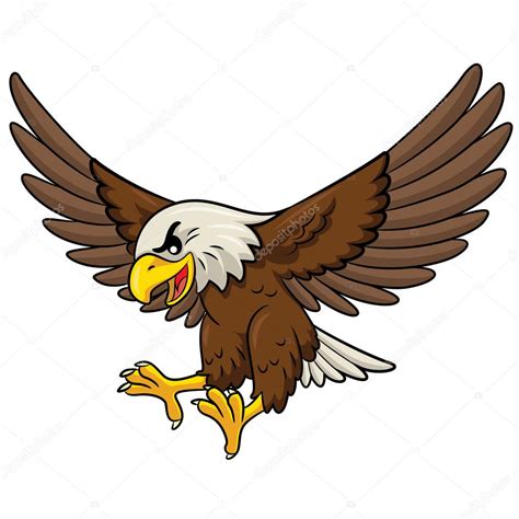 Eagle Cartoon — Stock Vector © rubynurbaidi #49617961