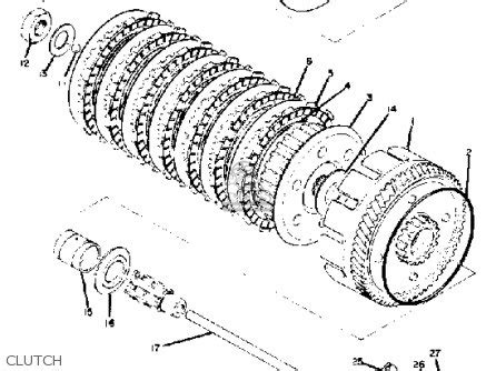 Yamaha RD250 1975 USA parts lists and schematics