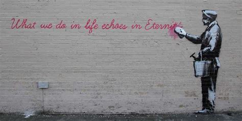 Banksy Quotes 'Gladiator' In His Latest Mural - Business Insider