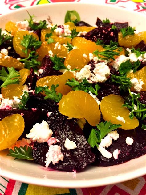 Roasted Beet Salad With Feta Cheese And Oranges – Melanie Cooks