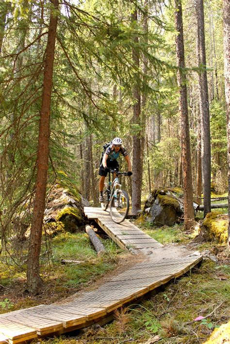 Tunnel Mountain Tech Trails Mountain Bike Trail in Banff, Alberta ...