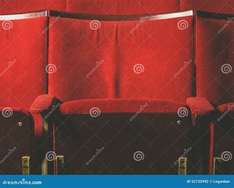 Empty Seats in Movie Theater Stock Photo - Image of theatre, indoors ...