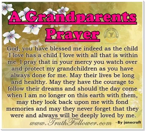 A Grandparents Prayer