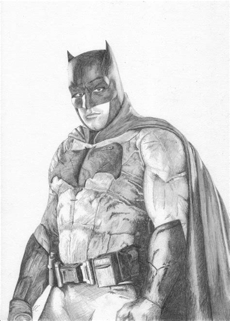 Batman Pencil Drawing The Justice League Fan Art Print | Etsy | Batman ...