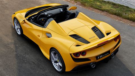 Car Convertible Ferrari F8 Spider Sport Car Yellow Car Wallpaper - Resolution:1920x1080 - ID ...