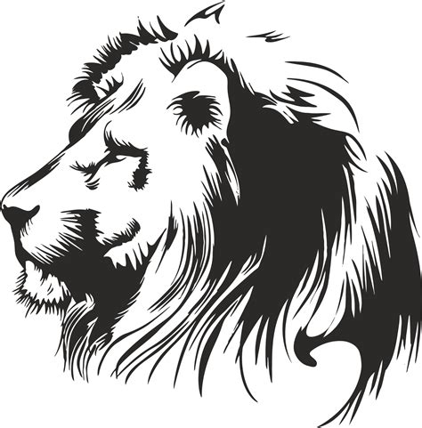 Lion Stencil Free Vector cdr Download - 3axis.co