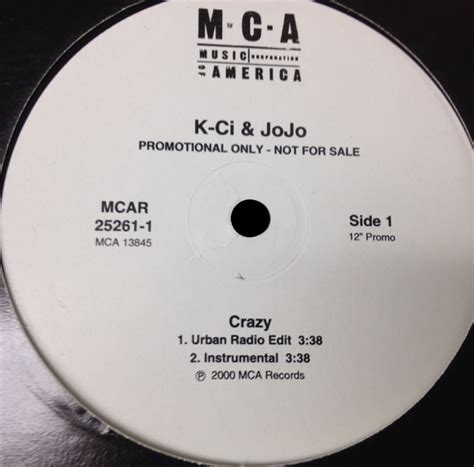 K-Ci & JoJo - Crazy (2000, Vinyl) | Discogs