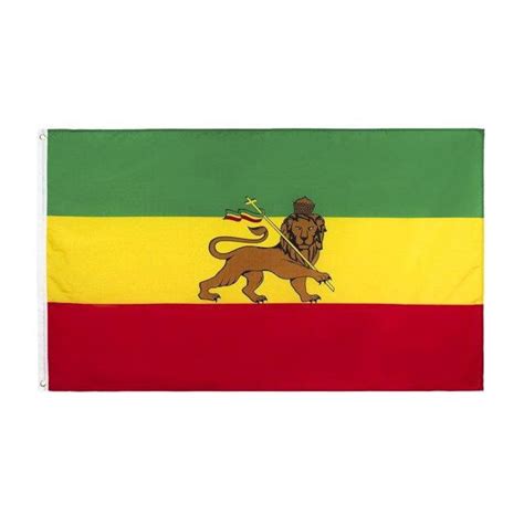 Ethiopian Flag Poster Lion of Judah Flag - Etsy