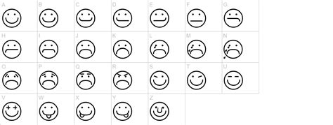 Smileyface Font 3 dingbat | UrbanFonts.com