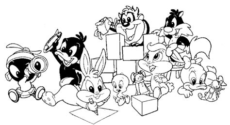 Baby Looney Tunes Characters Coloring Pages Coloring Pages