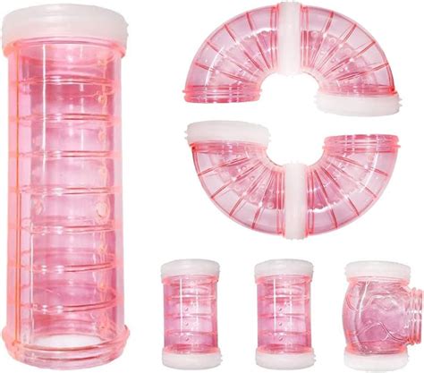 Hamster Tubes, 1 Pc Plastic Hamster Pipe Toy, DIY Hamster Tunnel, Hamster Transparent Pipe Toy ...